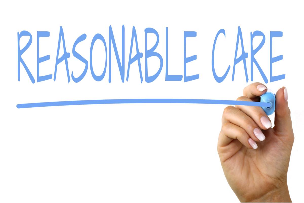 Due Care Vs Reasonable Care