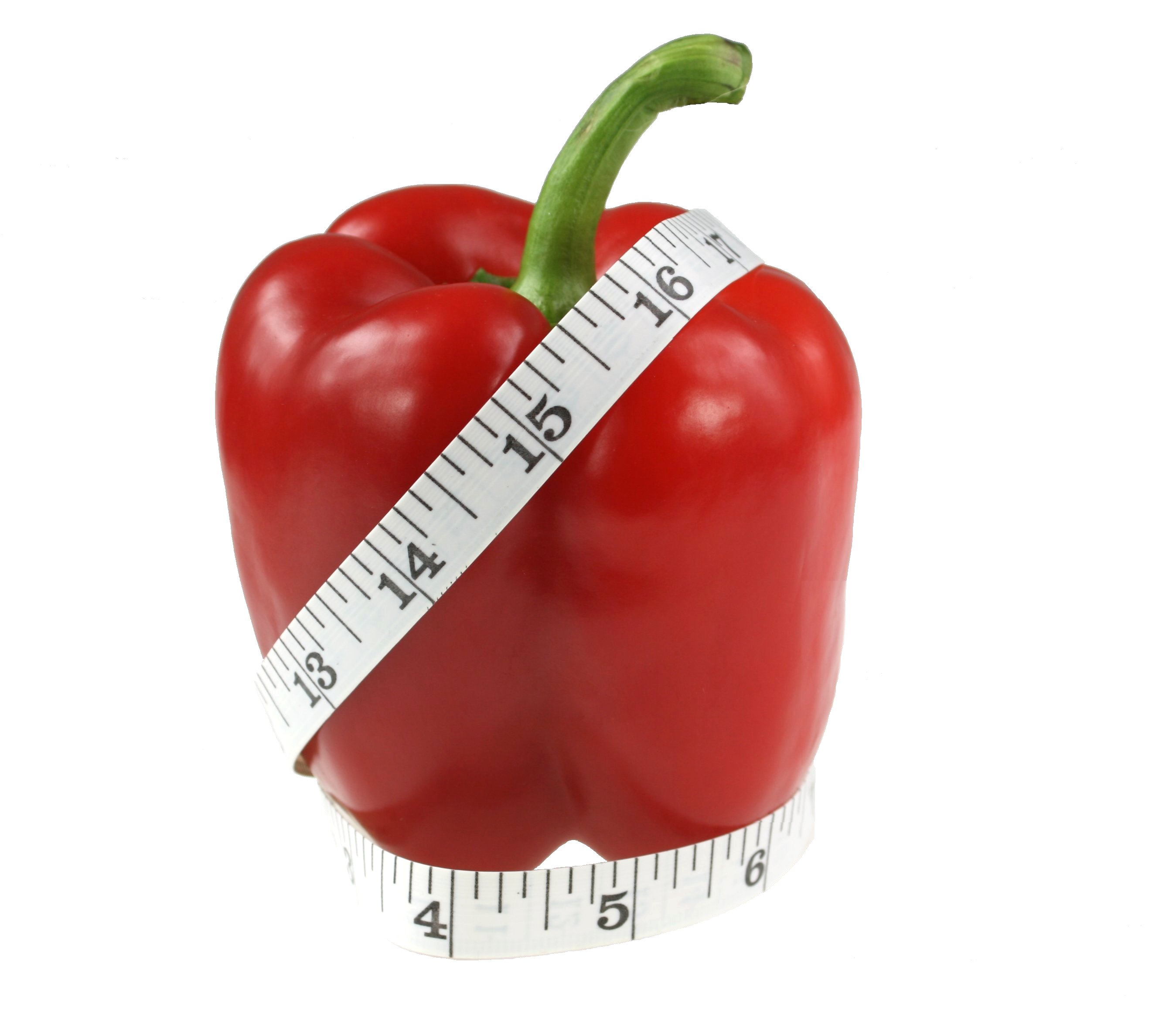 Red pepper with tape measure – Free Creative Commons Images from Picserver