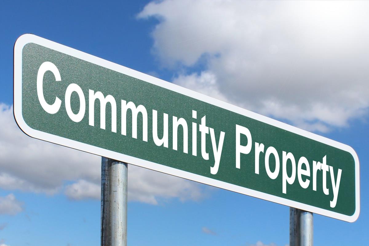 Community Property Free Of Charge Creative Commons Green Highway Sign 