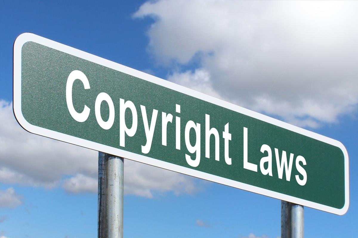 Copyright Laws Free Of Charge Creative Commons Green Highway Sign Image