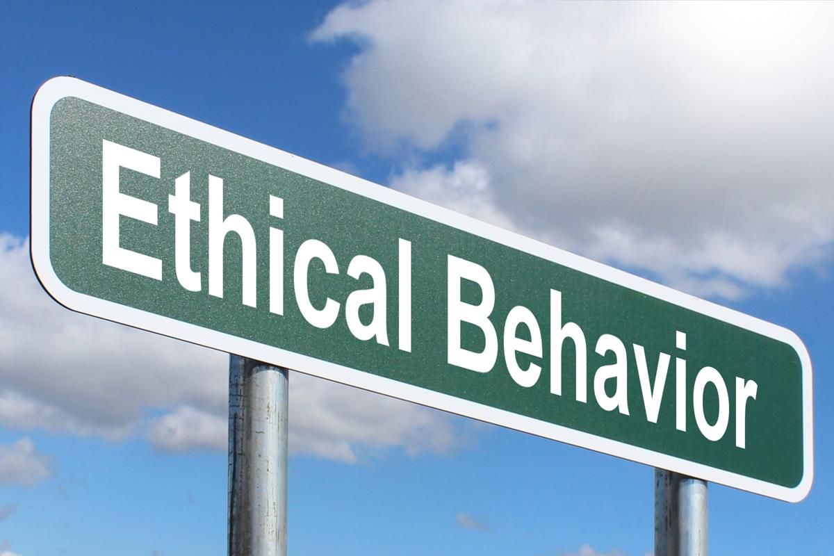 Ethical Behavior Free Of Charge Creative Commons Green Highway Sign Image