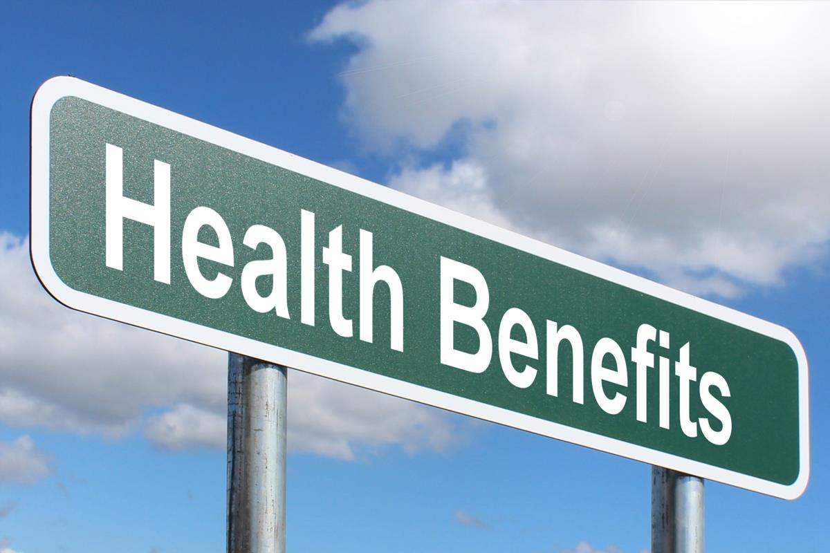 Health Benefits Free Of Charge Creative Commons Green Highway Sign Image