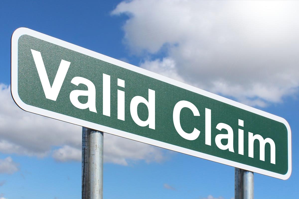 Valid Claim Free Of Charge Creative Commons Green Highway Sign Image